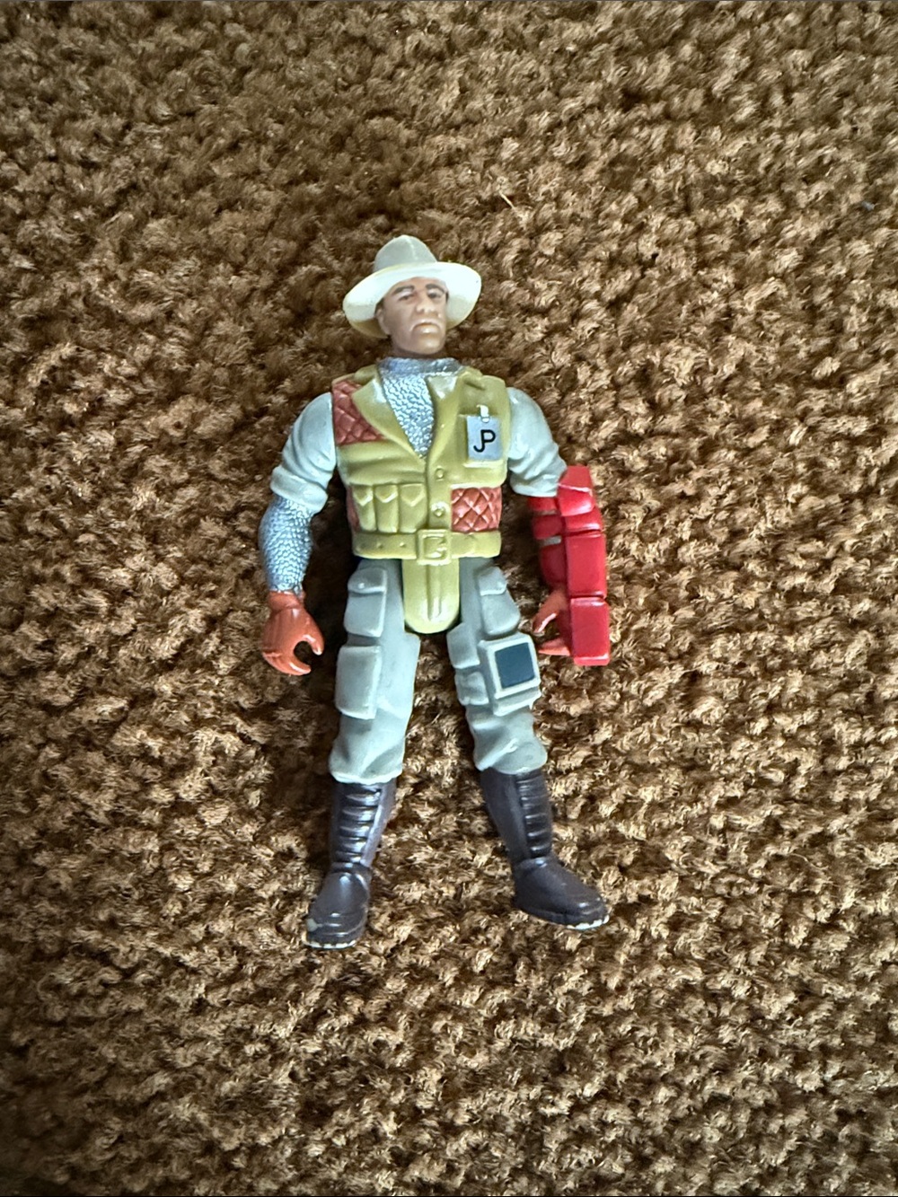 ALAN GRANT Vintage 1993 JURASSIC PARK Nice Action Figure SERIES 2 Dinosaur Movie